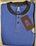 PIGIAMA UOMO HERMET INTER SERAFINO POLSINI CALDO COTONE LOGO ART. T10 1150