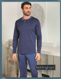 PIGIAMA UOMO NOTTINGAM INTERLOK COTONE SERAFINO FANTASIA ART. NPA077-AV