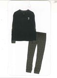 PIGIAMA RAGAZZO HERMET JUVENTUS CALDO COTONE SERAFINO POLSINI LOGO ART. T20 1125