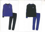 PIGIAMA RAGAZZO HERMET INTER CALDO COTONE SERAFINO POLSINI LOGO ART. T20 1150