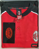 PIGIAMA BAMBINO HERMET CALDO COTONE SERAFINO POLSINI LOGO MILAN ART. T30 1180