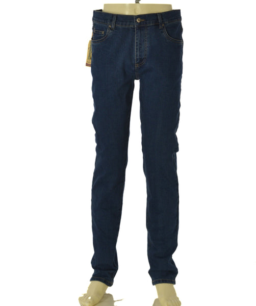 JEANS UOMO WAMPUM ZIP BOTTONE TASCHE TASCHINA STRETCH SCURO ART. 11704 1E87 SSW