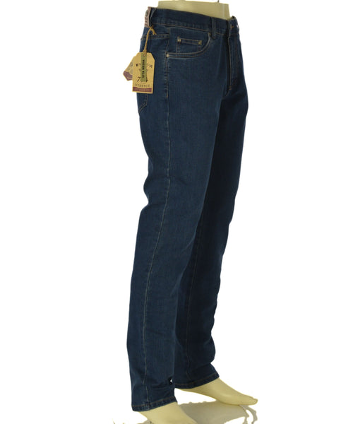 JEANS UOMO WAMPUM ZIP BOTTONE TASCHE TASCHINA STRETCH SCURO ART. 11704 1E87 SSW
