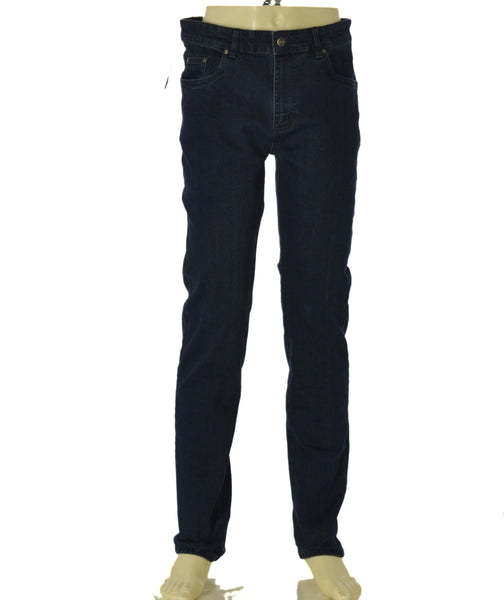 JEANS UOMO WAMPUM ZIP BOTTONE TASCHE TASCHINA REGOLARE SCURO ART.11704 1I61 N-80