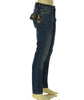 JEANS UOMO WAMPUM ZIP BOTTONE TASCHE TASCHINA SCURO SLIM ART.11842 1F07 SW/MU