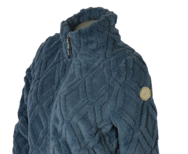 PILE DONNA BASILE ORSETTO ROMBI FULL ZIP TASCHE ART. BEW162