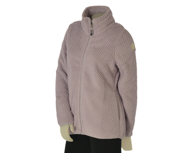 PILE DONNA BASILE ORSETTO LAVORATO FULL ZIP TASCHE ART. BEW164