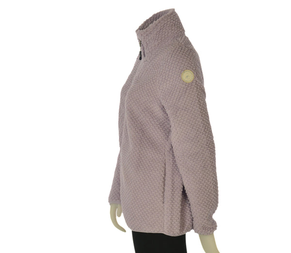 PILE DONNA BASILE ORSETTO LAVORATO FULL ZIP TASCHE ART. BEW164