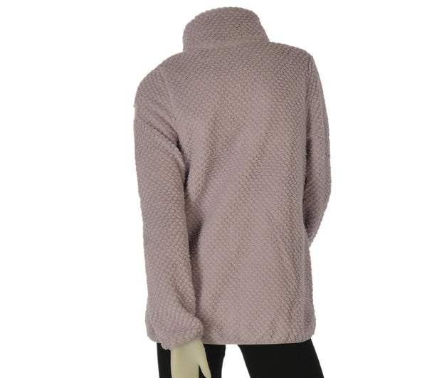 PILE DONNA BASILE ORSETTO LAVORATO FULL ZIP TASCHE ART. BEW164
