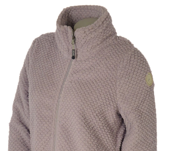 PILE DONNA BASILE ORSETTO LAVORATO FULL ZIP TASCHE ART. BEW164