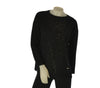MAGLIONE DONNA COVERI PARICOLLO SPACCHI APPLICAZIONI CENTRALI VISCOSA ART. DC1224