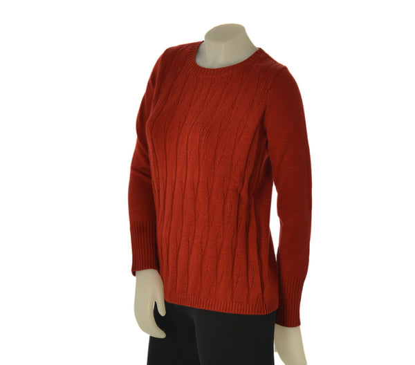 MAGLIONE DONNA GAIA B GIROCOLLO LAVORATO VISCOSA ART. 328
