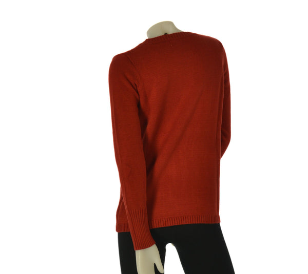 MAGLIONE DONNA GAIA B GIROCOLLO LAVORATO VISCOSA ART. 328