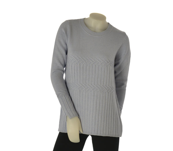MAGLIONE DONNA GAIA B GIROCOLLO LAVORATO VISCOSA ART. 320