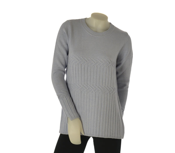 MAGLIONE DONNA GAIA B GIROCOLLO LAVORATO VISCOSA ART. 320