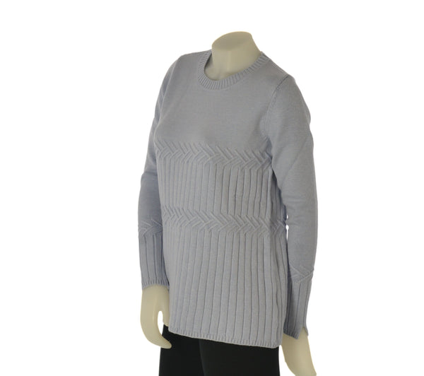 MAGLIONE DONNA GAIA B GIROCOLLO LAVORATO VISCOSA ART. 320