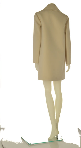 CAPPOTTO DONNA LAURA BIAGIOTTI DOPPIOPETTO TRE QUARTI  FODERA BOTTONI TASCHE LAVORATO ART. 2104