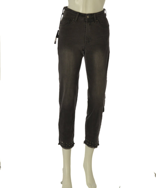 JEANS DONNA FLAVIA COSTANTINI CAPRI CORTO BOTTONE ZIP BORCHIE ART. FC9269