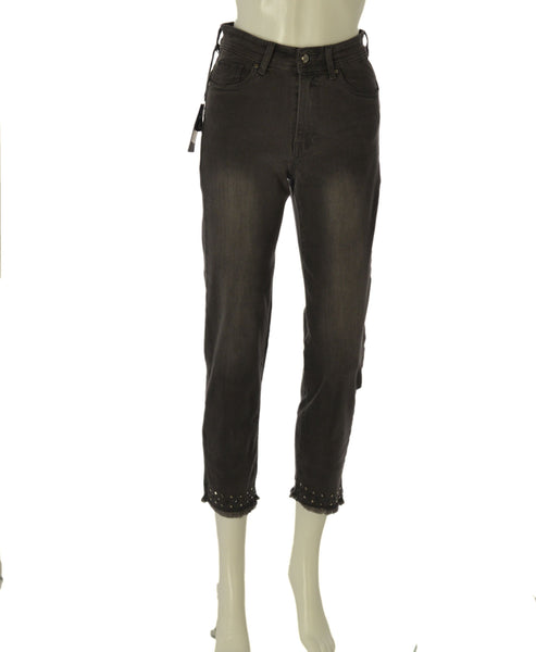JEANS DONNA FLAVIA COSTANTINI CAPRI CORTO BOTTONE ZIP BORCHIE ART. FC9269