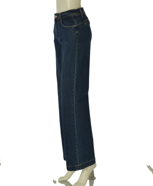 JEANS DONNA FLAVIA COSTANTI PALAZZO ELASTICIZZATI ZIP BOTTONE ART. FC9260