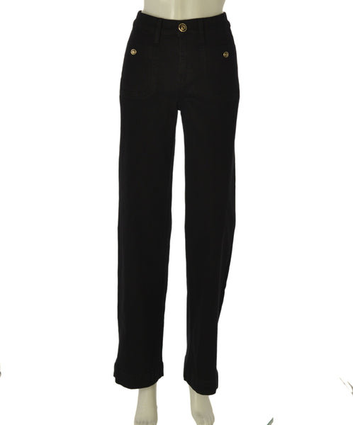 JEANS DONNA FLAVIA COSTANTI PALAZZO ELASTICIZZATI ELASTICO ZIP BOTTONE TASCHE ART. FC9267