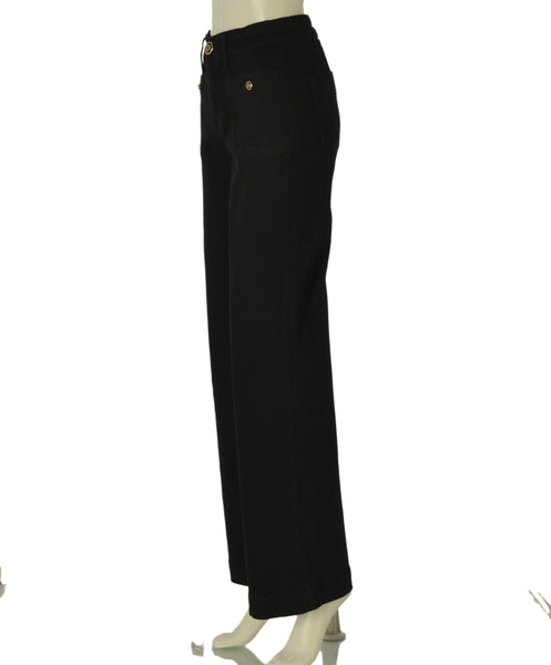 JEANS DONNA FLAVIA COSTANTI PALAZZO ELASTICIZZATI ELASTICO ZIP BOTTONE TASCHE ART. FC9267