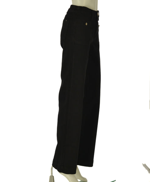 JEANS DONNA FLAVIA COSTANTI PALAZZO ELASTICIZZATI ELASTICO ZIP BOTTONE TASCHE ART. FC9267
