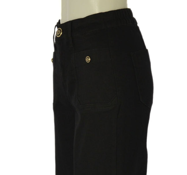 JEANS DONNA FLAVIA COSTANTI PALAZZO ELASTICIZZATI ELASTICO ZIP BOTTONE TASCHE ART. FC9267