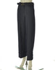PANTALONI DONNA LAURA BIAGIOTTI PALAZZO ELASTICO TASCHE CINTURA ZIIP BOTTONE RISVOLTO ART. 18106