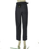 PANTALONI DONNA LAURA BIAGIOTTI PALAZZO ELASTICO TASCHE CINTURA ZIIP BOTTONE RISVOLTO ART. 18106