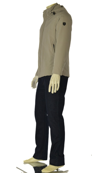 GIUBBINO UOMO SEA BARRIER ZIP BOTTONI CAPPUCCIO TASCHE POLSINO ANTIVENTO ANTIPIOGGIA ART. MESAK