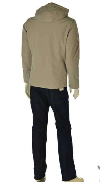 GIUBBINO UOMO SEA BARRIER ZIP BOTTONI CAPPUCCIO TASCHE POLSINO ANTIVENTO ANTIPIOGGIA ART. MESAK