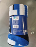 PLAID CALDO MORBIDO MICRO PILE SQUADRA INTER 120 X 150  REGALO MARCA HERMET