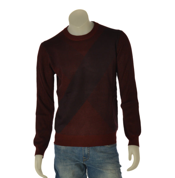 MAGLIONE UOMO CONSENSO PARICOLLO FANTASIA GEOMETRICA ART. 4131 225
