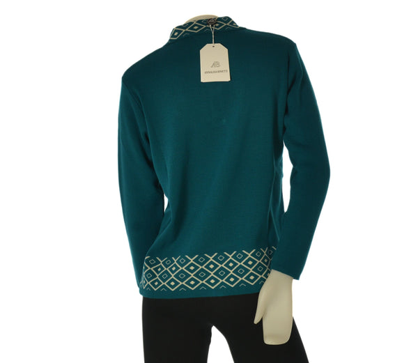 MAGLIONE DONNA ANNALISA BINETTI POLO LANA ART. 2514
