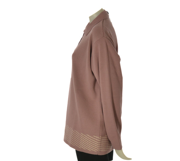 MAGLIONE DONNA ANNALISA BINETTI TAGLIE OVER POLO LANA ART. 2515
