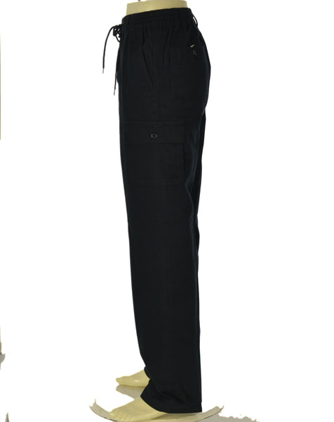 PANTALONE UOMO EUROPEAN PROJECT CARGO TASCHE TASCONI ELASTICO ZIP BOTTONE CALDO COTONE ART. JACOPO-10