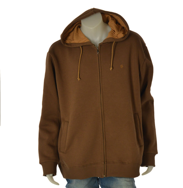 FELPA UOMO COVERI TAGLIE OVER FULL ZIP CAPPUCCIO  TASCHE FELPATA LOGO ART. OFE4685