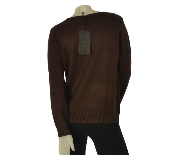 MAGLIONE DONNA COVERI GIROCOLLO ANIMALIER LUREX VISCOSA ART. DC1253