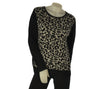 MAGLIONE DONNA COVERI GIROCOLLO ANIMALIER LUREX VISCOSA ART. DC1253