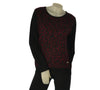 MAGLIONE DONNA COVERI GIROCOLLO ANIMALIER LUREX VISCOSA ART. DC1253