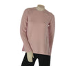 MAGLIONE DONNA VALERIE GIROCOLLO TRECCE SPACCHI LANA MERINO EXTRAFINE ART. 1011