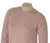 MAGLIONE DONNA VALERIE GIROCOLLO TRECCE SPACCHI LANA MERINO EXTRAFINE ART. 1011