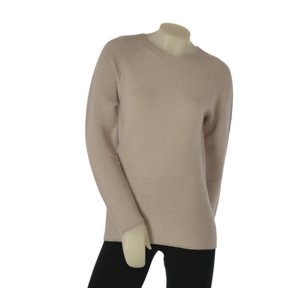 MAGLIONE DONNA VALERIE GIROCOLLO COSTE PAILLETTES LANA MERINO EXTRAFINE ART.  1182
