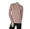 MAGLIONE DONNA VALERIE GIROCOLLO LAVORATO SPACCHI LANA MERINO EXTRAFINE ART.1122