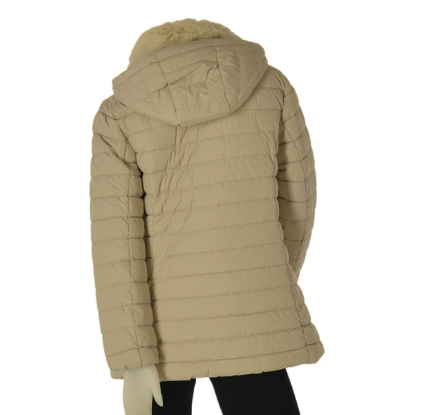 GIACCONE DONNA TALENTI TRAPUNTATO CAPPUCCIO TASCHE ZIP ART. TB111