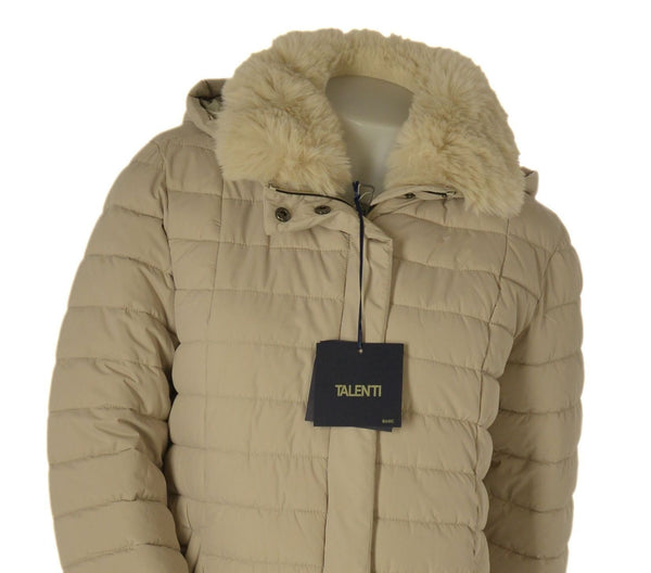 GIACCONE DONNA TALENTI TRAPUNTATO CAPPUCCIO TASCHE ZIP ART. TB111