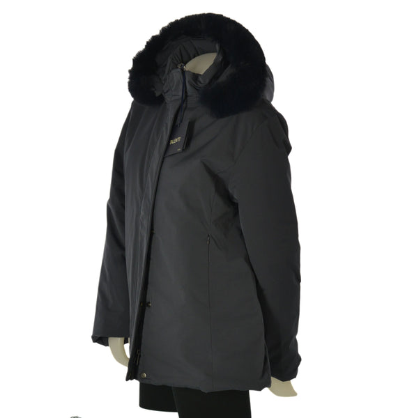 GIACCONE DONNA TALENTI TAGLIE OVER CAPPUCCIO ZIP TASCHE  IMBOTTITO ART. TB124