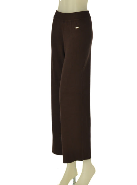 PANTALONE DONNA COVERI MAGLIA MICROCOSTINE PALAZZO ELASTICO ART. DC1211