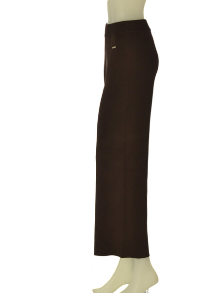 PANTALONE DONNA COVERI MAGLIA MICROCOSTINE PALAZZO ELASTICO ART. DC1211